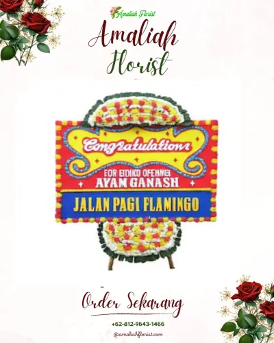Bunga Papan Congratulation di Kalipepe